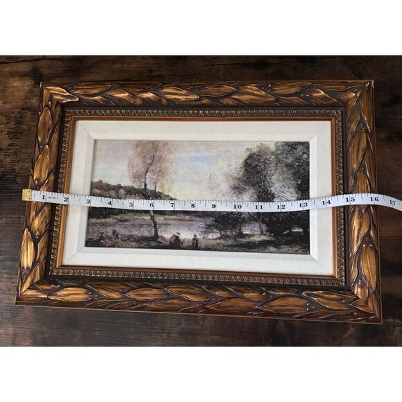 Ethan Allen Ville D’Avray Wall Art  Oil on Canvas Painting / excellent - Picture 9 of 12